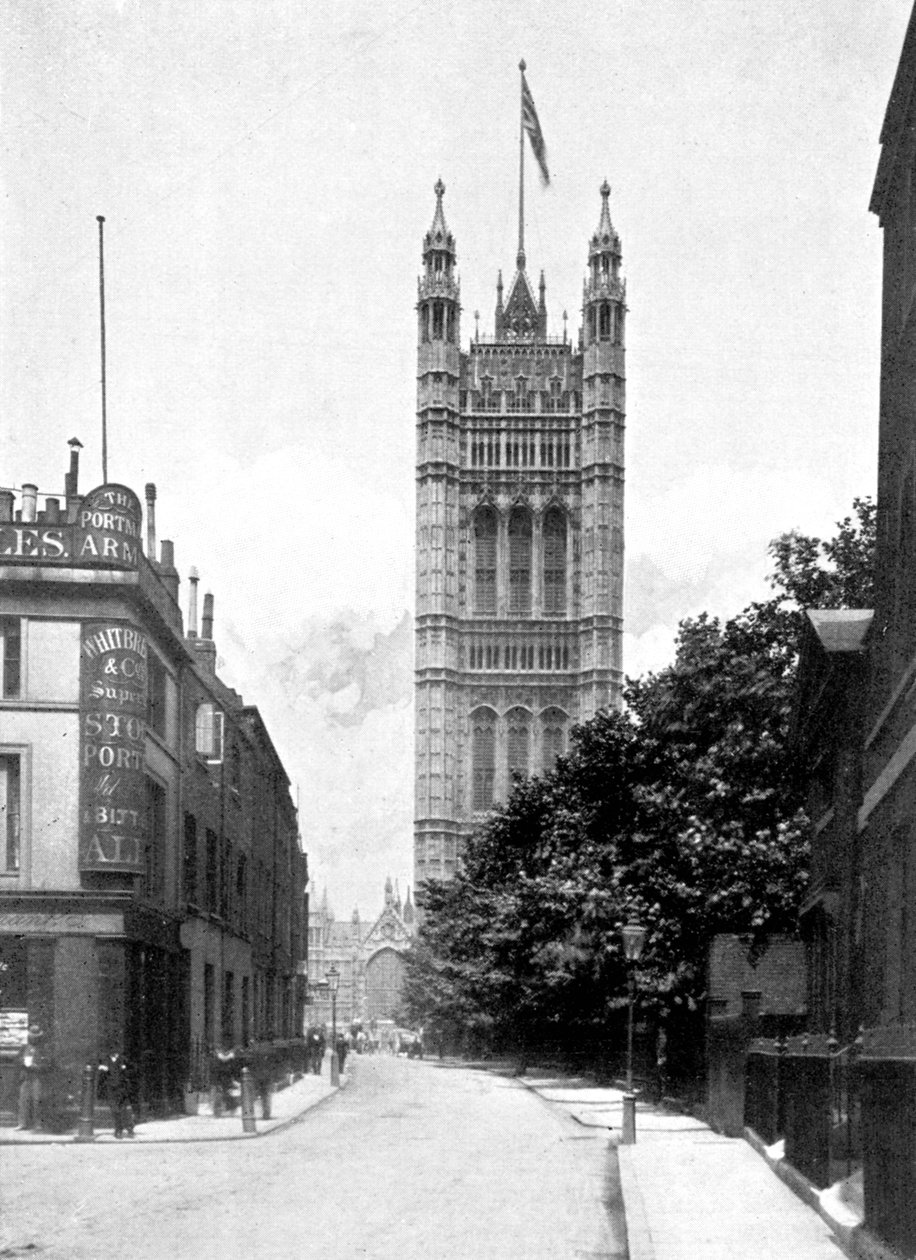 Victoria Kulesi, Westminster Sarayı, Londra, c1905 by Unbekannt