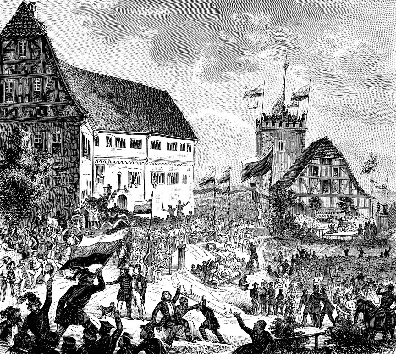 Wartburg festivali, Almanya, 12 Haziran 1848. by Unbekannt