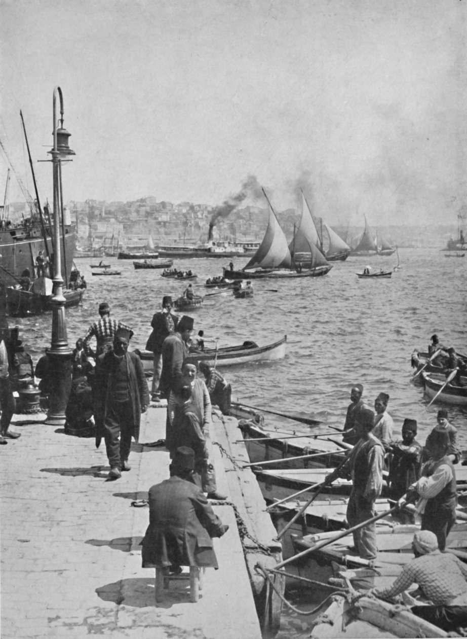 Uzakta Pera ile Stamboul Sahili, 1913 by Unbekannt