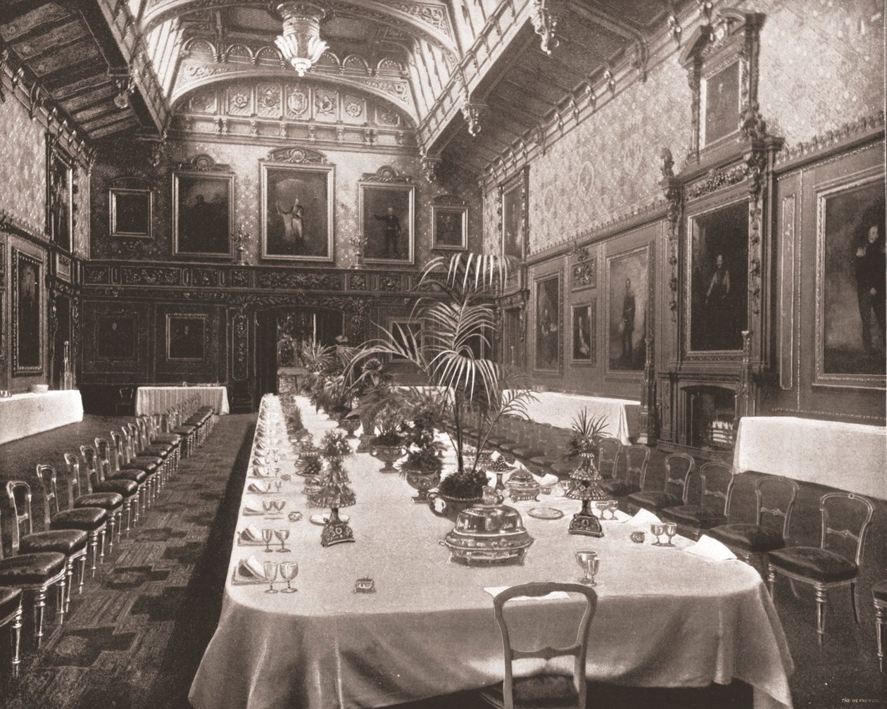 Waterloo Odası, Windsor Kalesi, Berkshire, 1894. by Unbekannt