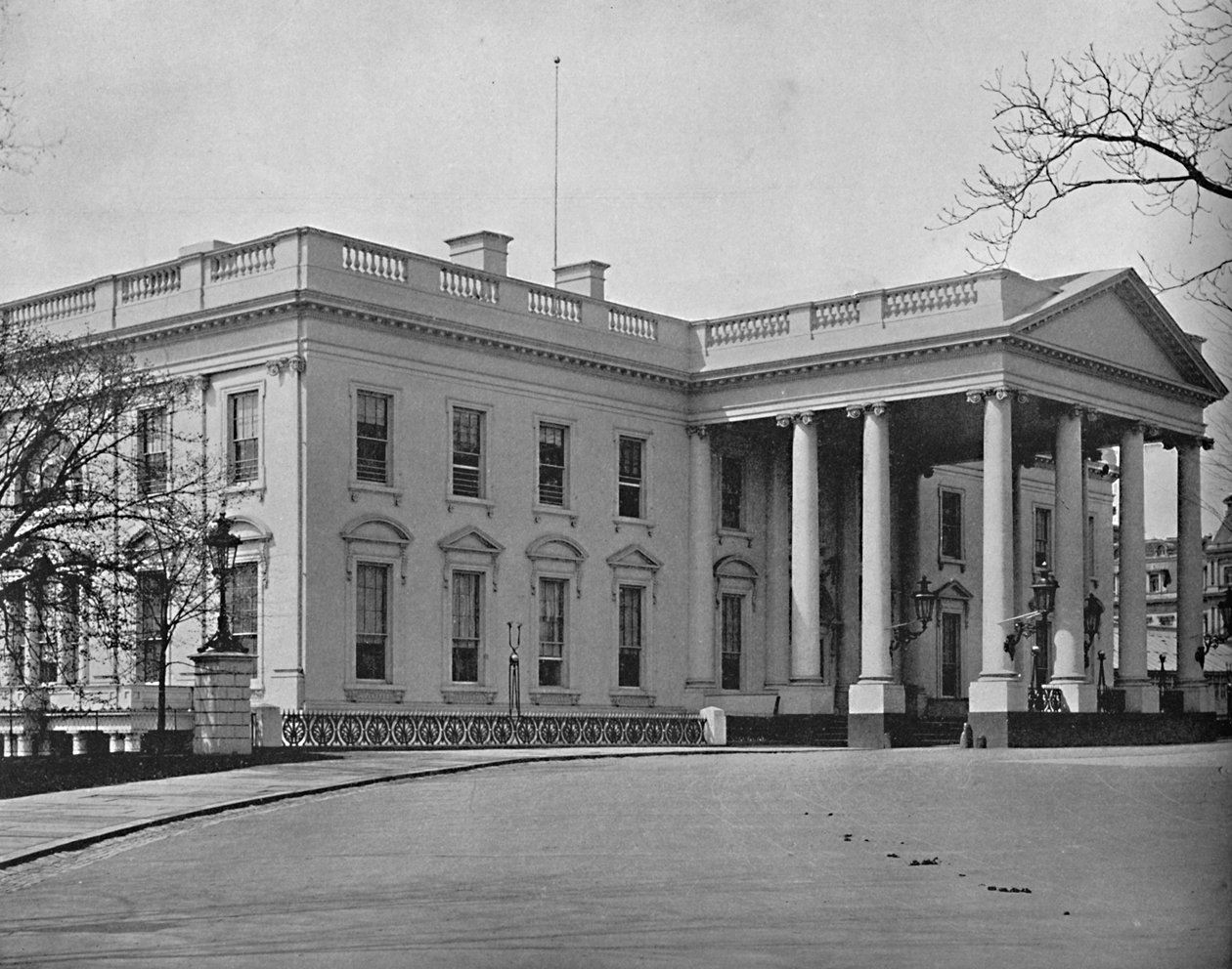 Beyaz Saray, Washington DC, c1897. by Unbekannt