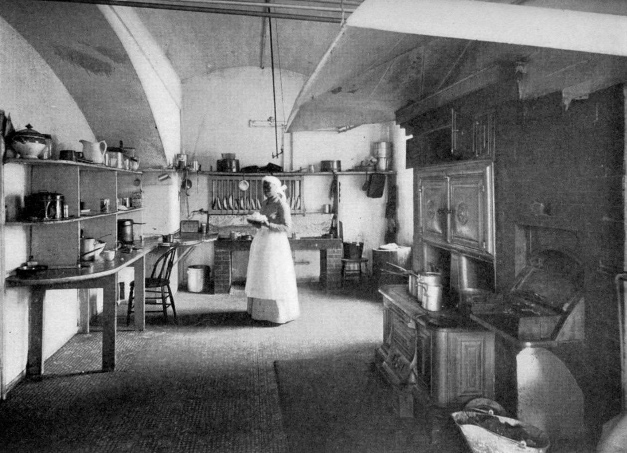 Beyaz Saray mutfağı, Washington DC, ABD, 1908 by Unbekannt