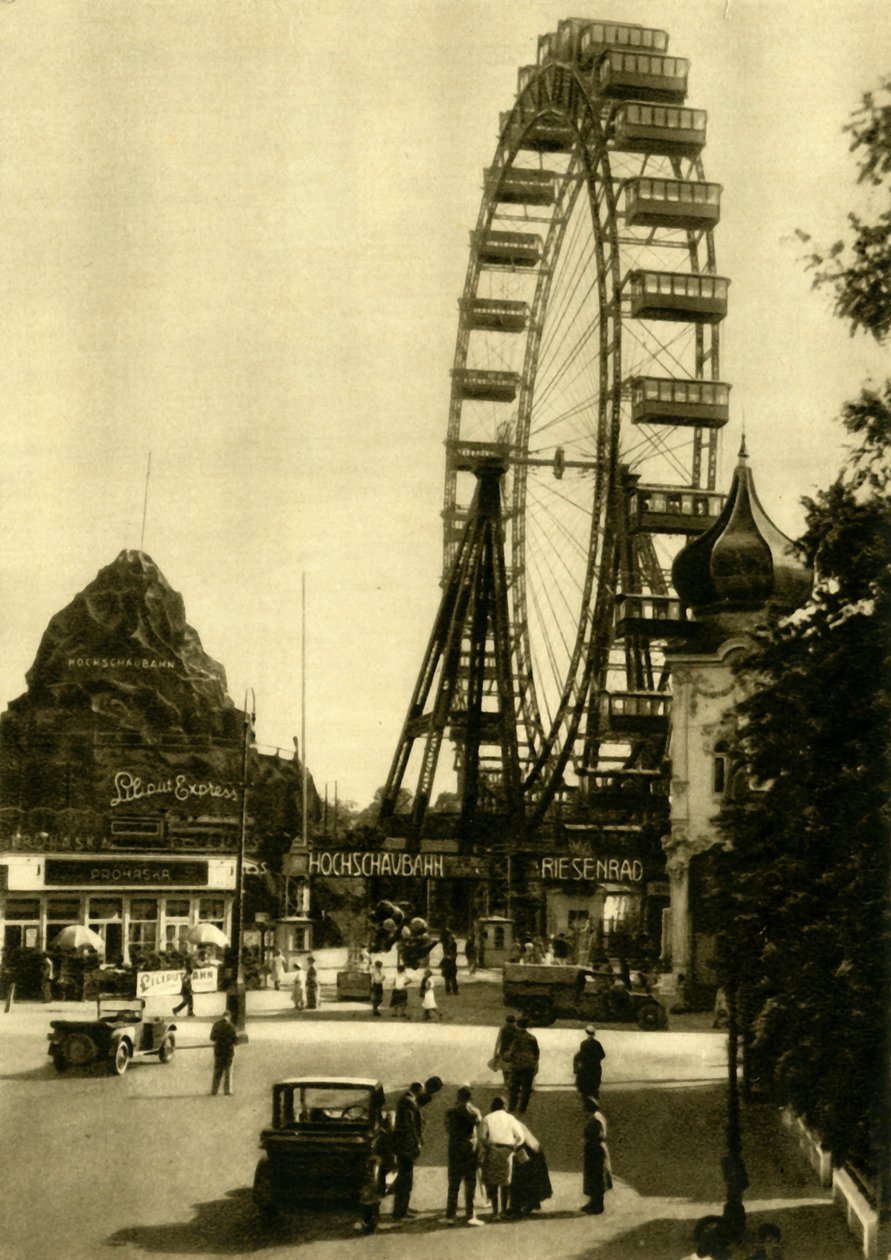 Wiener Riesenrad, Viyana, Avusturya, c1935. by Unbekannt