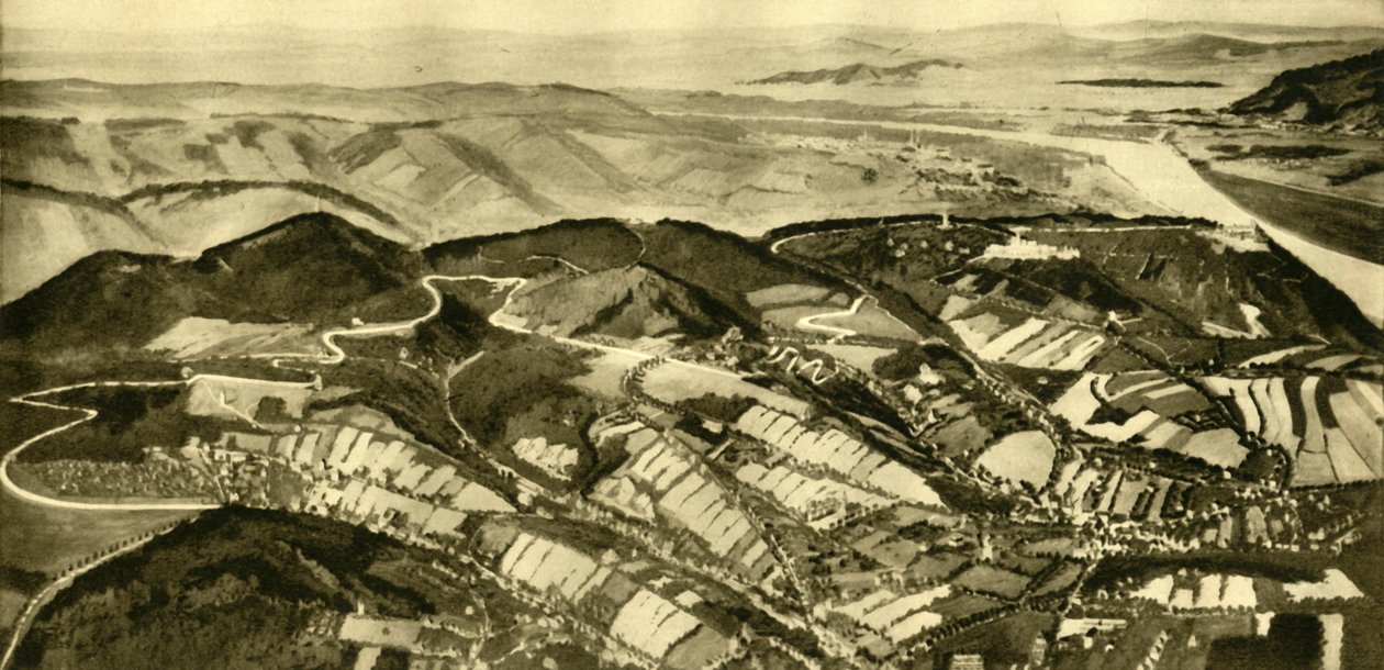 Wienerwald Yolu, Viyana, Avusturya, c1935. by Unbekannt