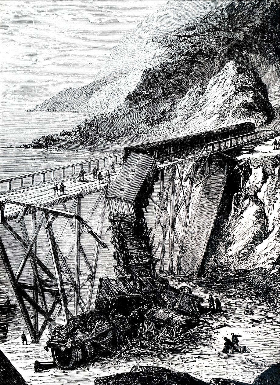 Büyük bir tren kazasının ardından. by Unbekannt