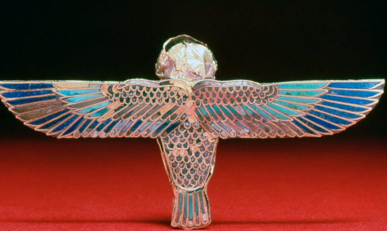 Altın kanatlı bir muskanın arkası, Ptolemaios dönemi, Mısır, MÖ 4.-1. yüzyıl by Unbekannt
