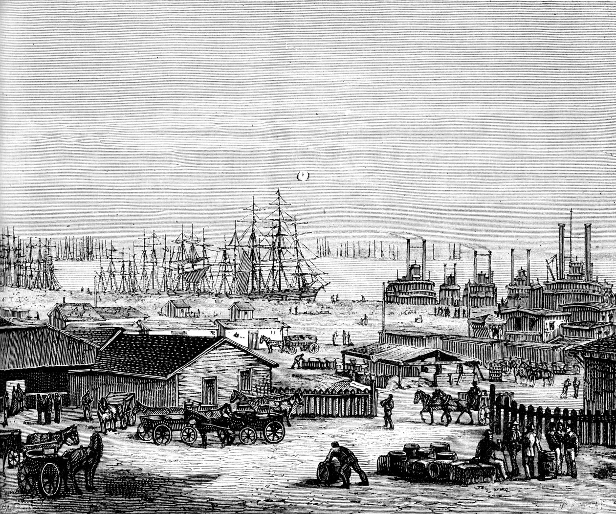 Mississippi kıyıları, c1860s c1880 by Unbekannt