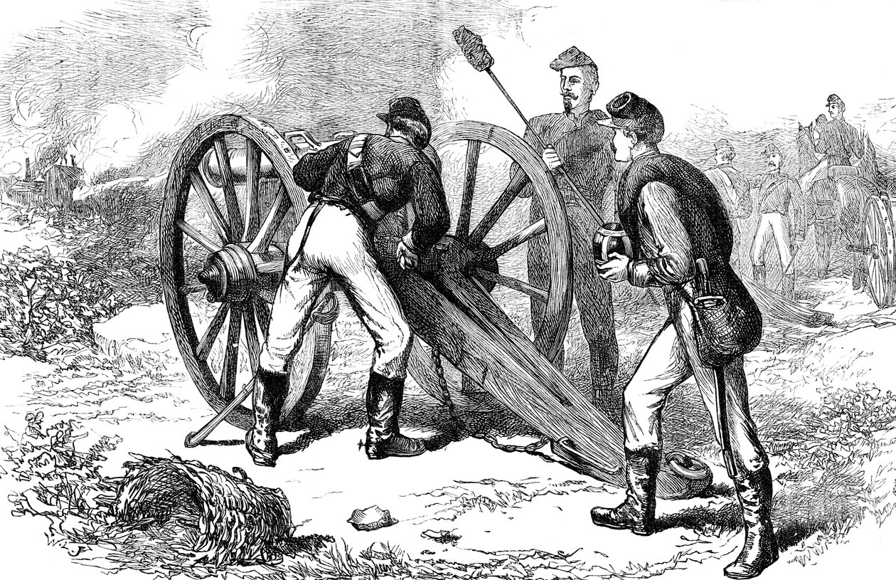 Chancellorsville savaşı, Virginia, Amerikan İç Savaşı, 1863 c1880 by Unbekannt