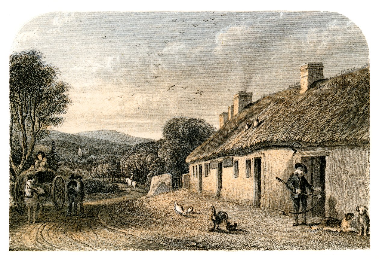 Robert Burns'ün doğum yeri, Alloway, South Ayrshire, İskoçya by Unbekannt