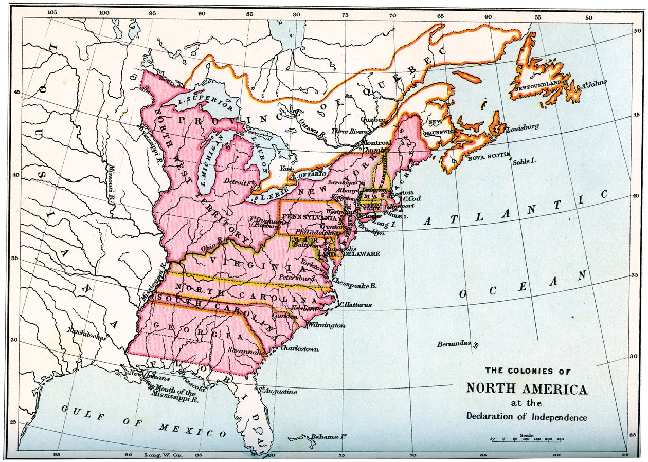 Bağımsızlık ilanında Kuzey Amerika kolonileri, 1776 1894 by Unbekannt