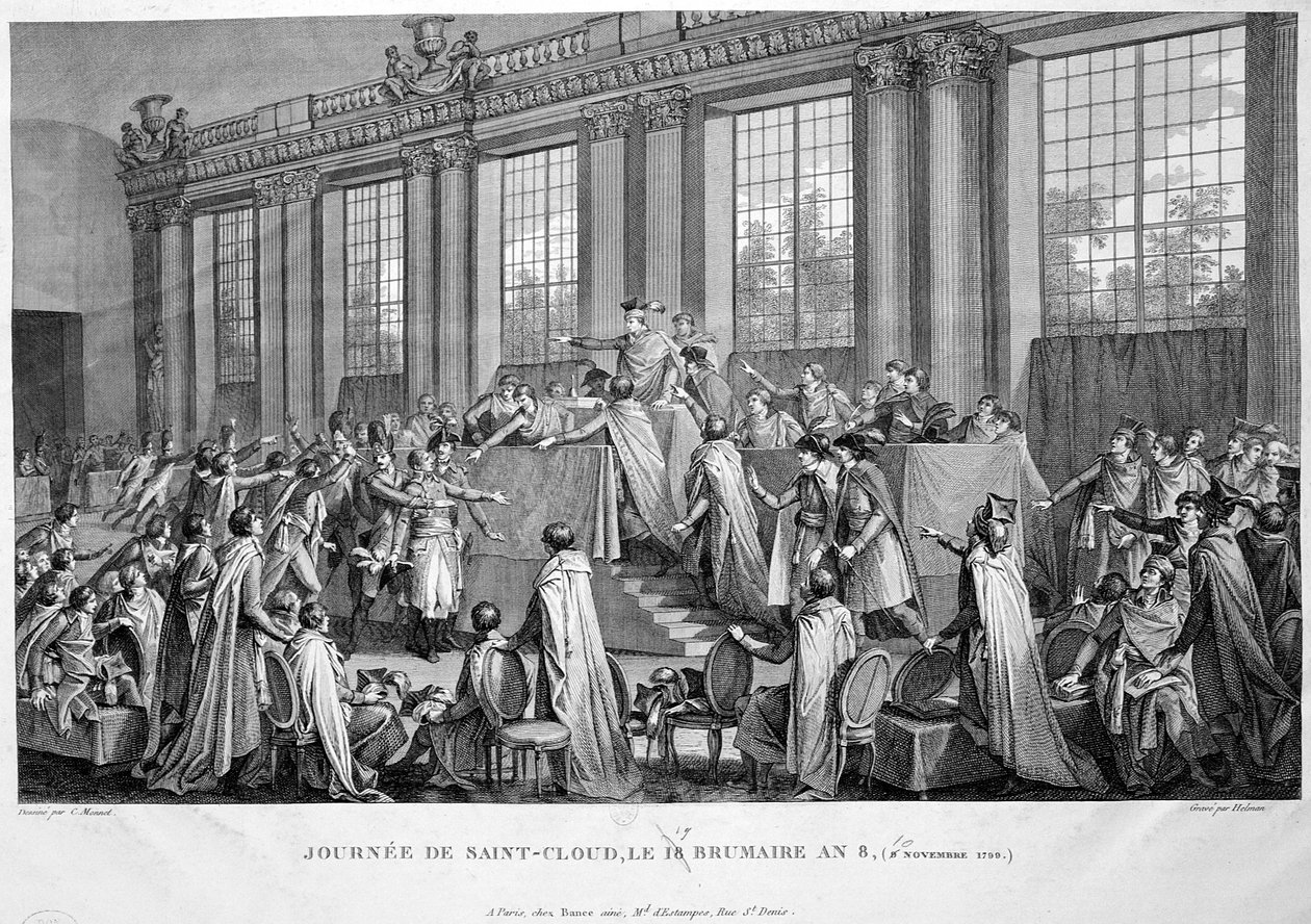 18 Brumaire darbesi 9 Kasım 1799, 19. yüzyıl by Unbekannt