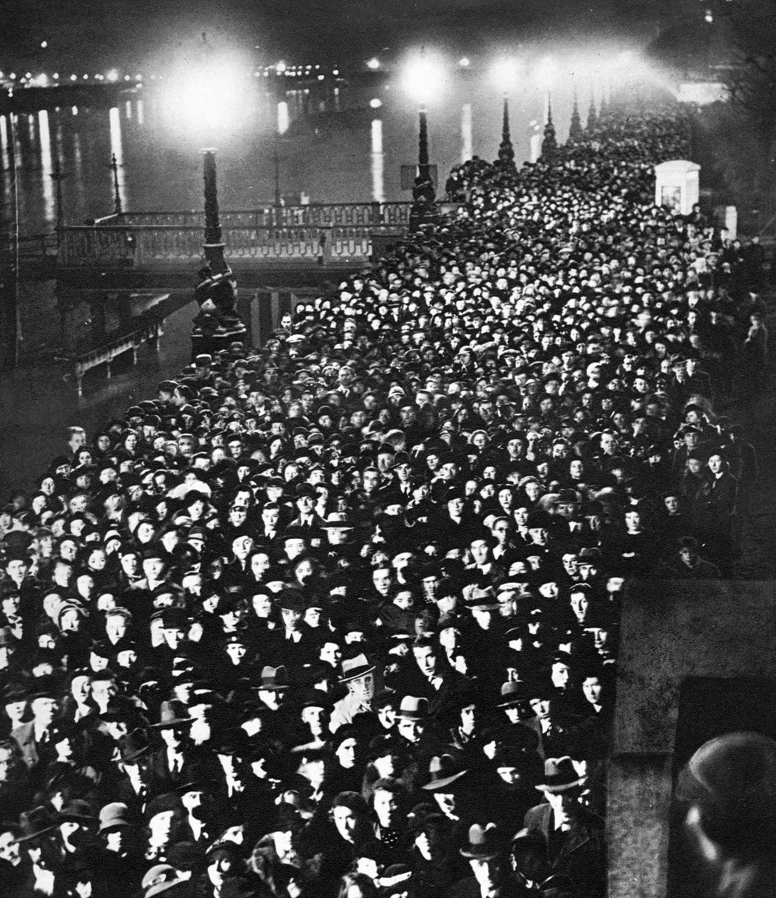 Westminster Hall, Londra, Ocak 1936