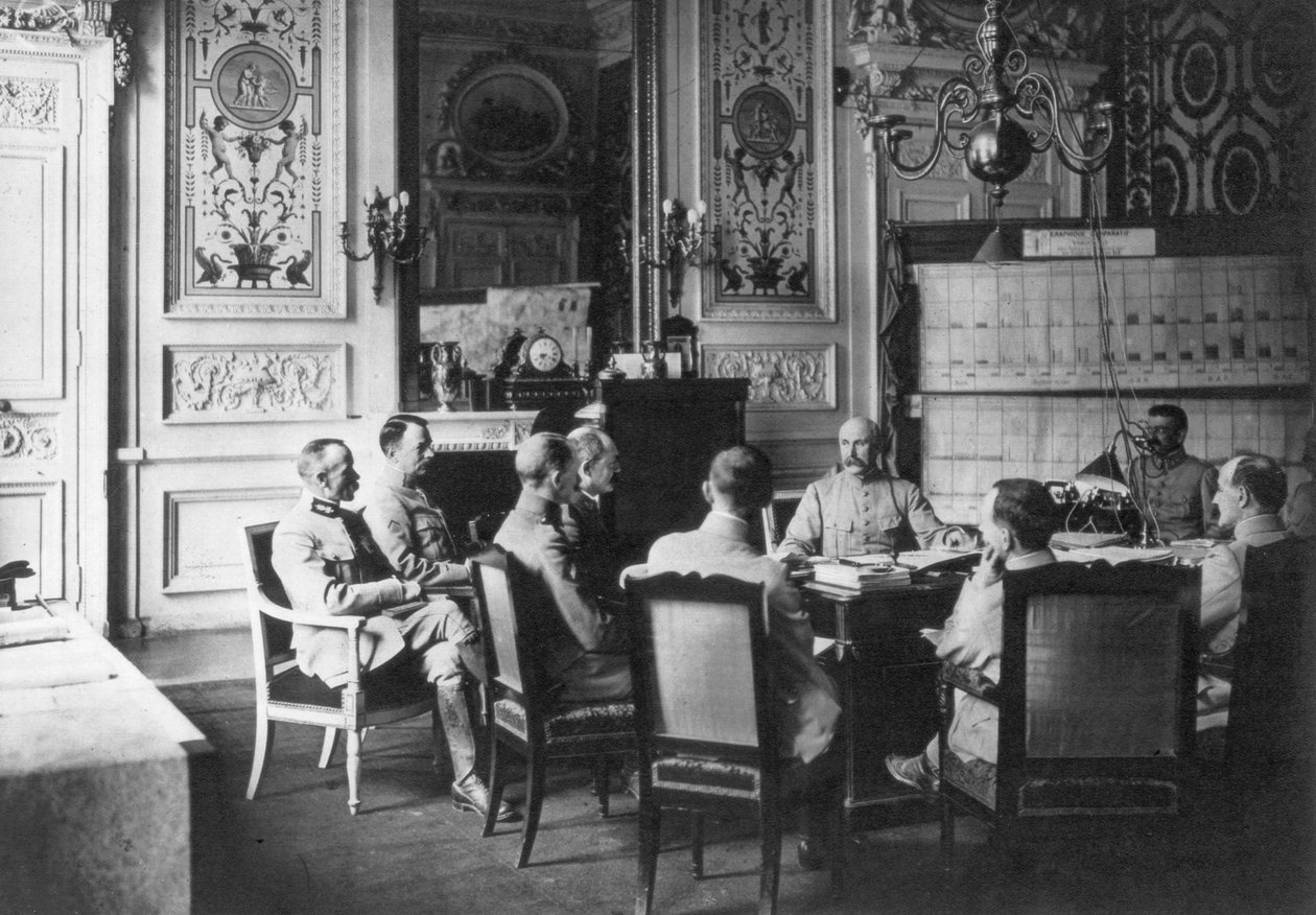 Fransız Başkomutanının ofisindeki günlük rapor, 1917 by Unbekannt