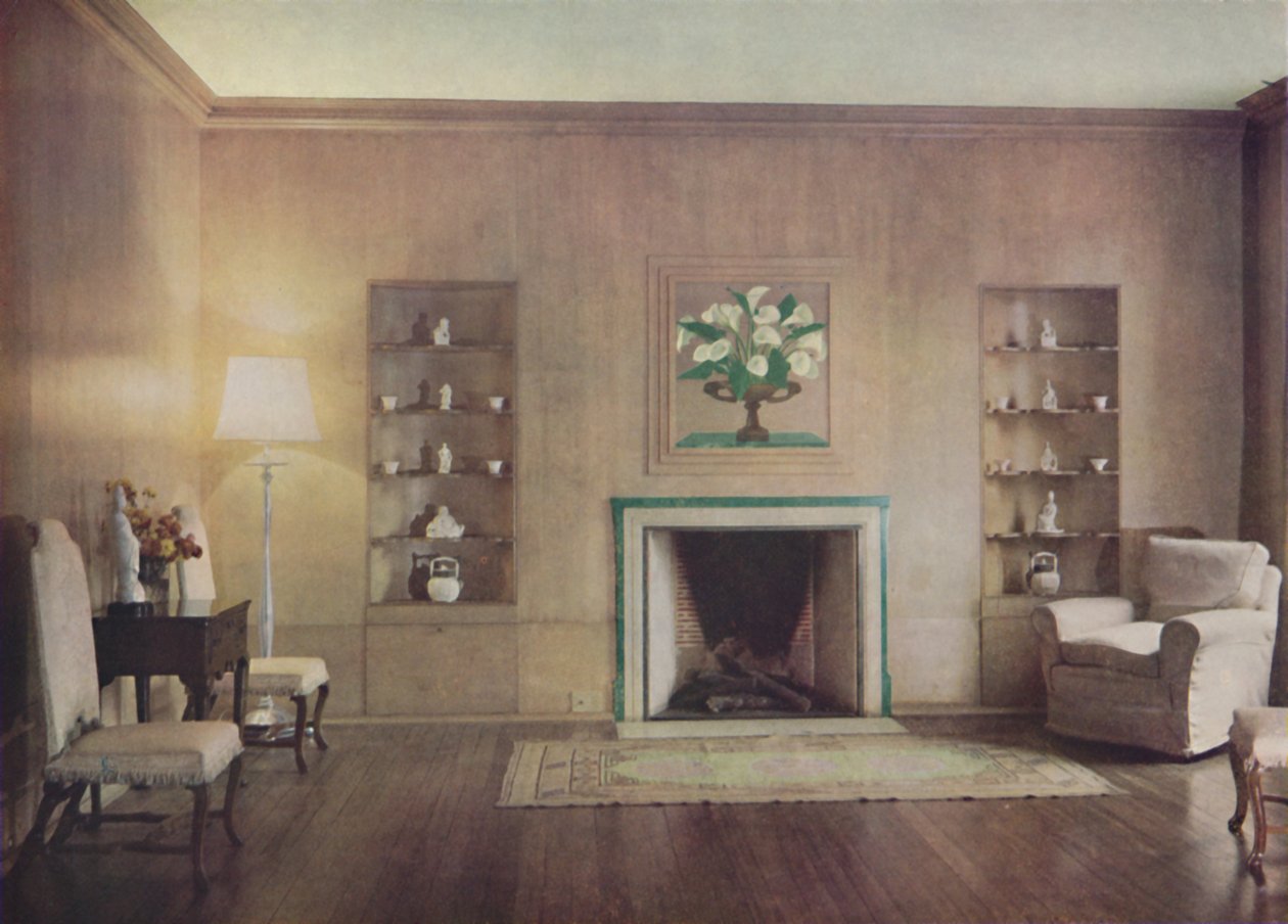 Oliver Hill tarafından tasarlanan Lord Vernons evinin misafir odası, F.R.I.B.A., Londra, 1935 by Unbekannt
