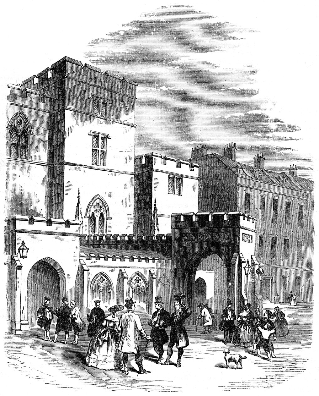 Eski Lordlar Kamarası girişi, 18. yüzyıl 19. yüzyıl by Unbekannt