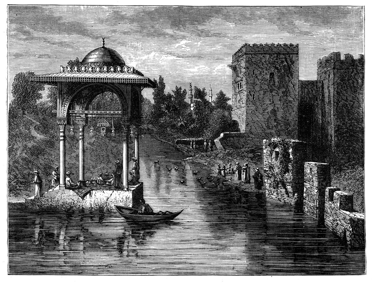 Şam çevresi, Suriye, c1890 by Unbekannt