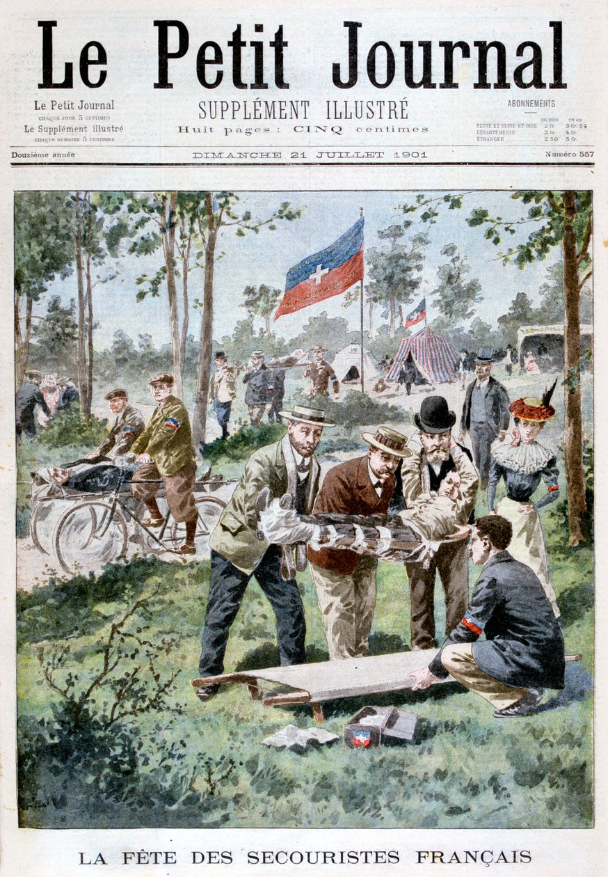İlkyardım çalışanları için şenlik, 1901 by Unbekannt