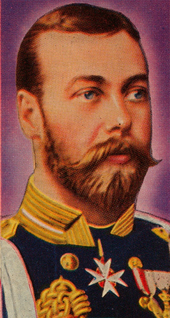 Gelecekteki Kral George V, düğününde, 1893 1935 by Unbekannt