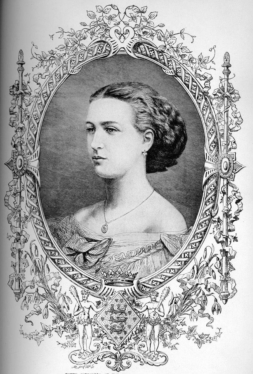 Gelecekteki Kraliçe Alexandra, evliliği sırasında, c1863 1910 by Unbekannt