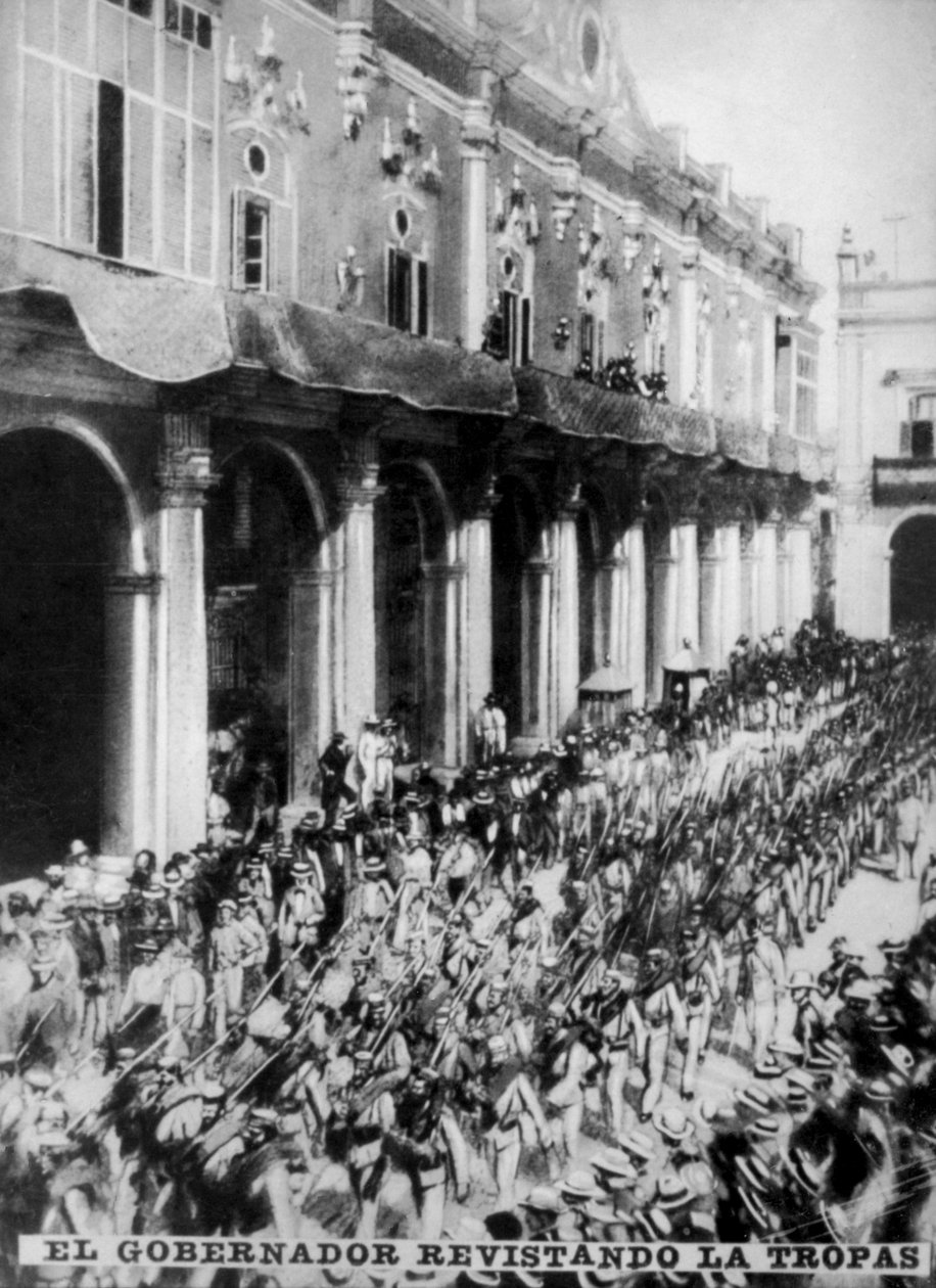 Vali, yeni gelen birlikleri teftiş ediyor, 1868, 1920
