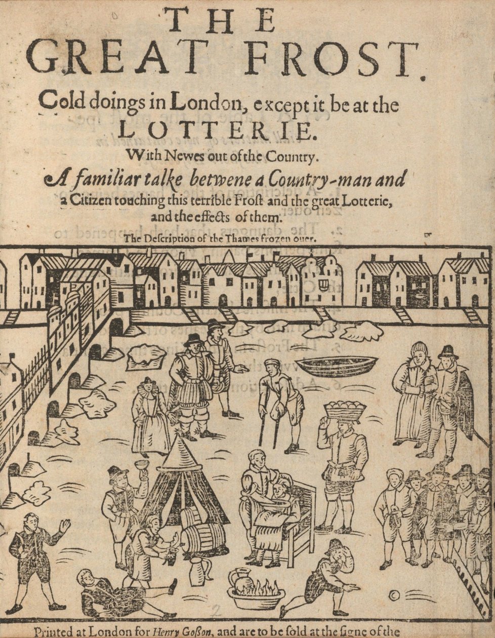 Londra'daki büyük don, 1608 by Unbekannt