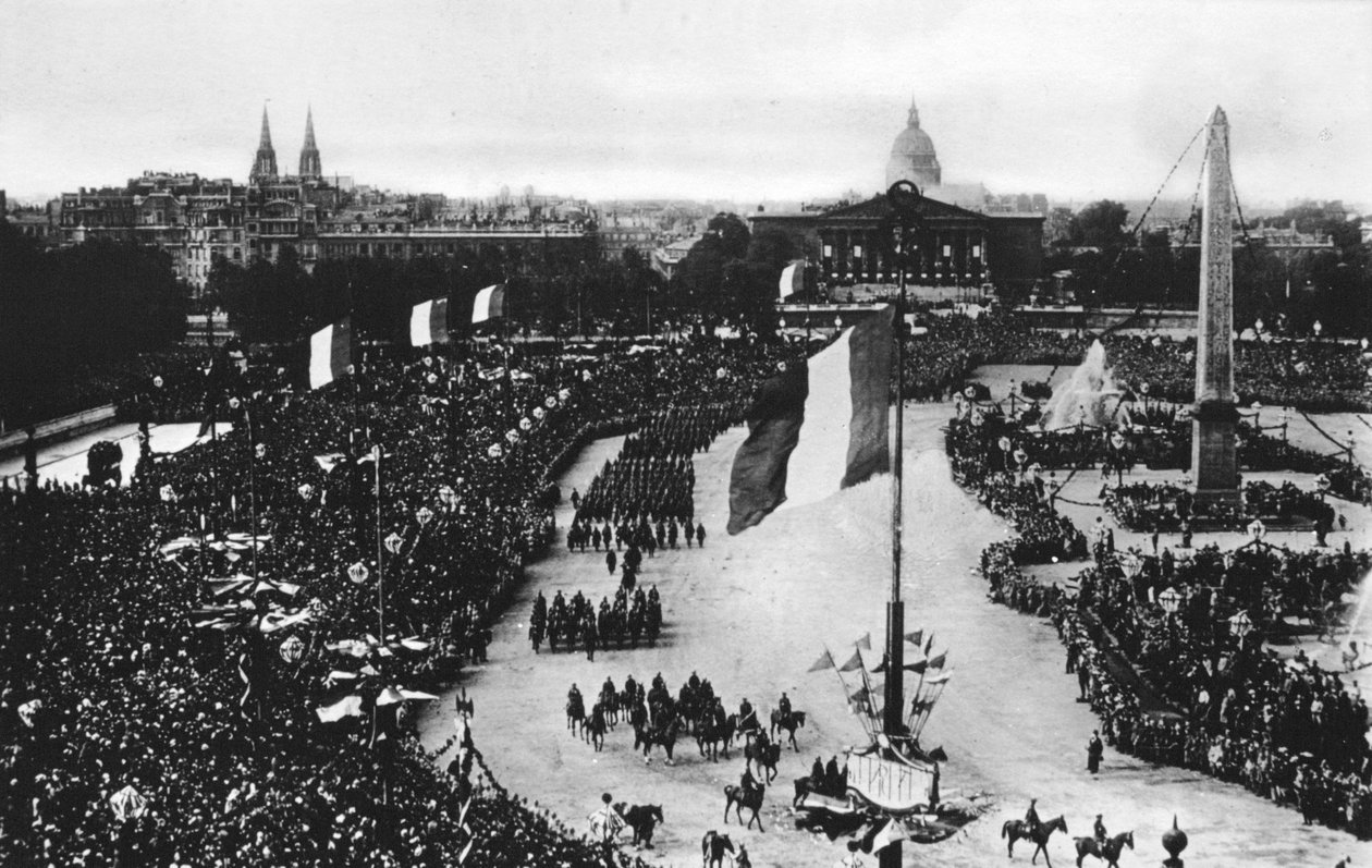 Büyük zafer geçit töreni, Paris, Fransa, 14 Temmuz 1919 by Unbekannt