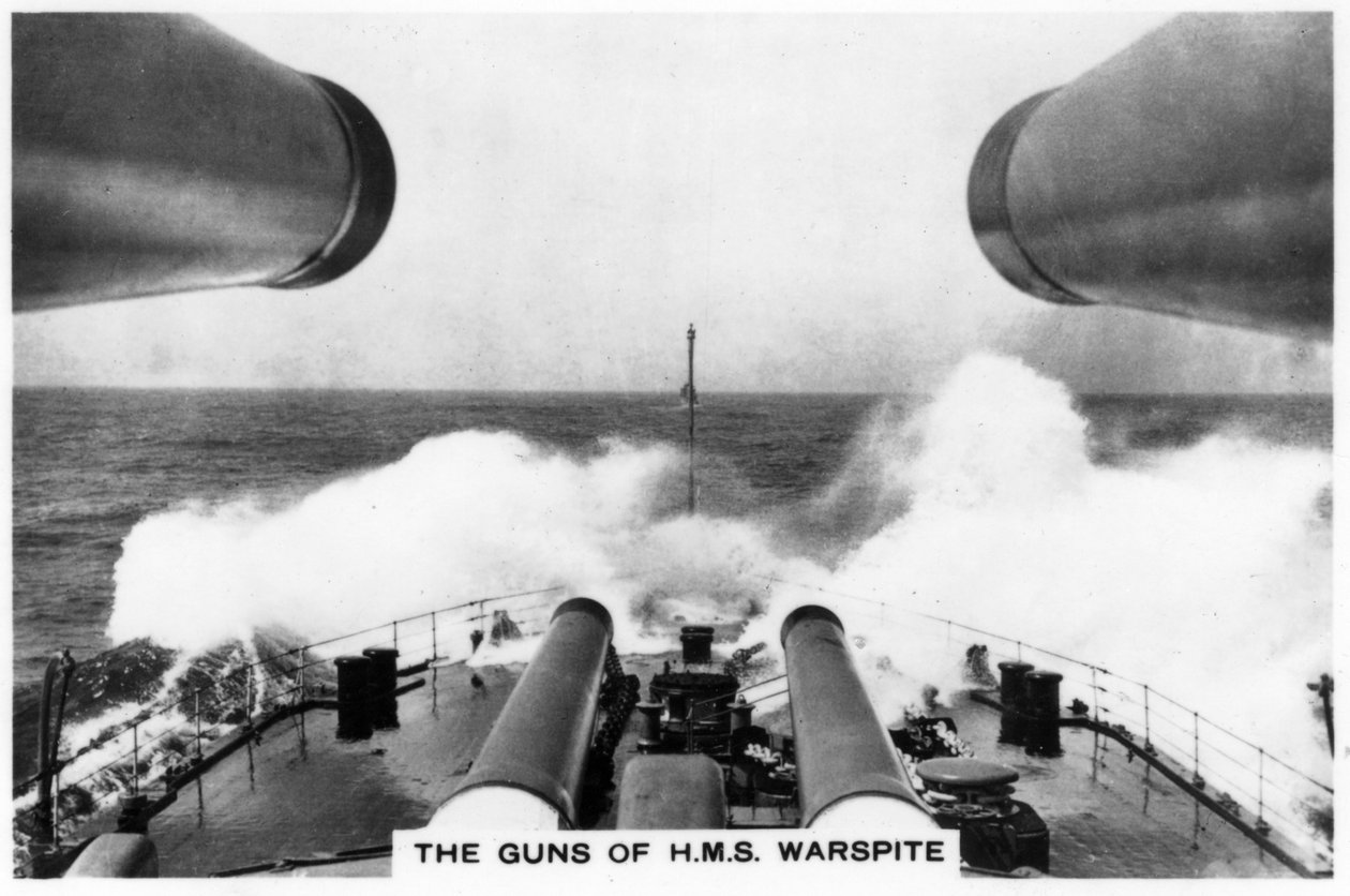 HMS Warspite zırhlısının silahları, 1937 by Unbekannt