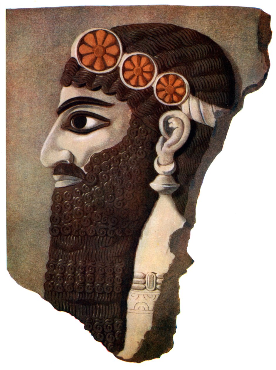 Asurlu bir rahip veya kanatlı tanrının başı, 1933-1934 by Unbekannt