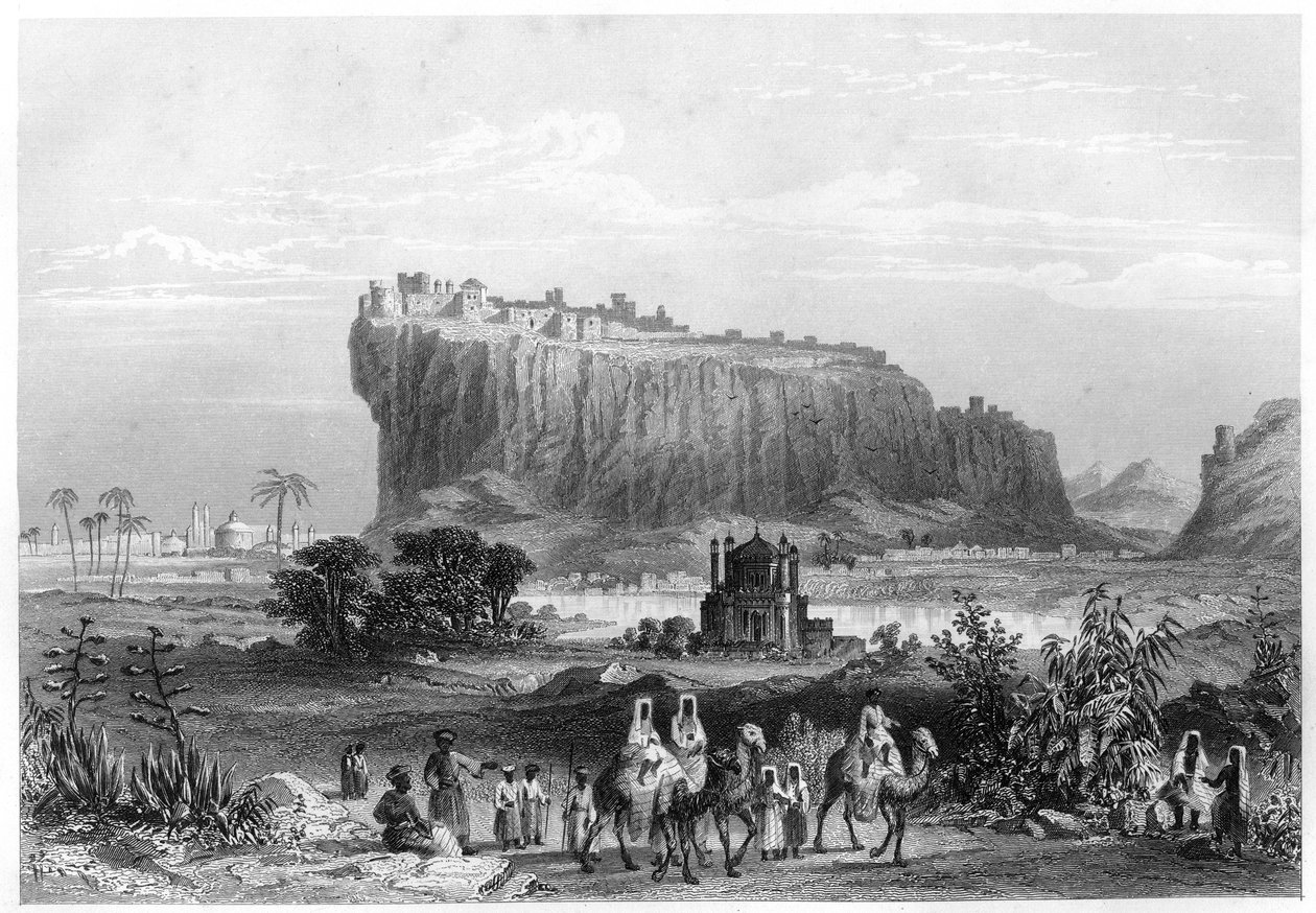 Gwalior tepe kalesi, Hindistan, c1860 by Unbekannt