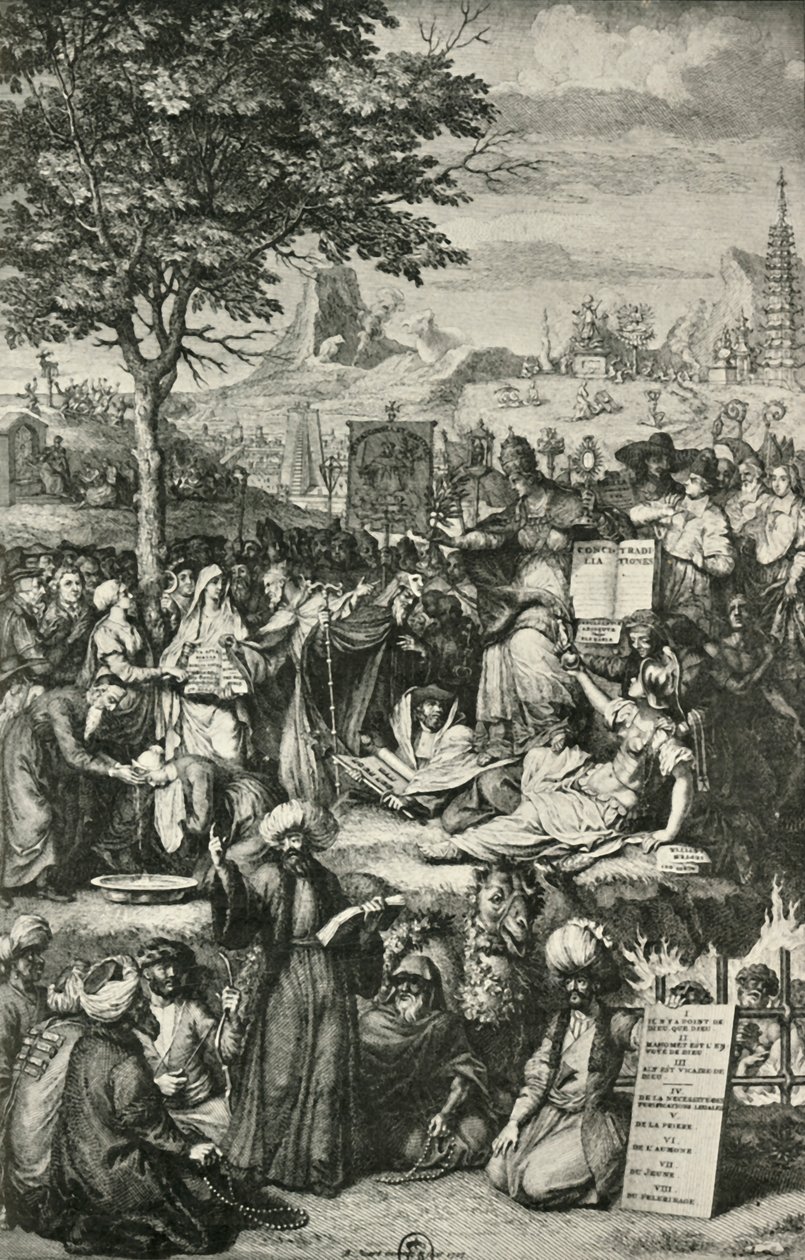 Ana dünya dinleri, c1723, 1908. by Unbekannt