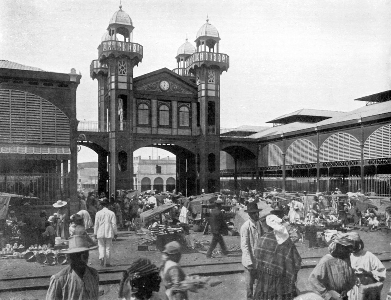 Pazar yeri, Port-au-Prince, Haiti, 1926 by Unbekannt