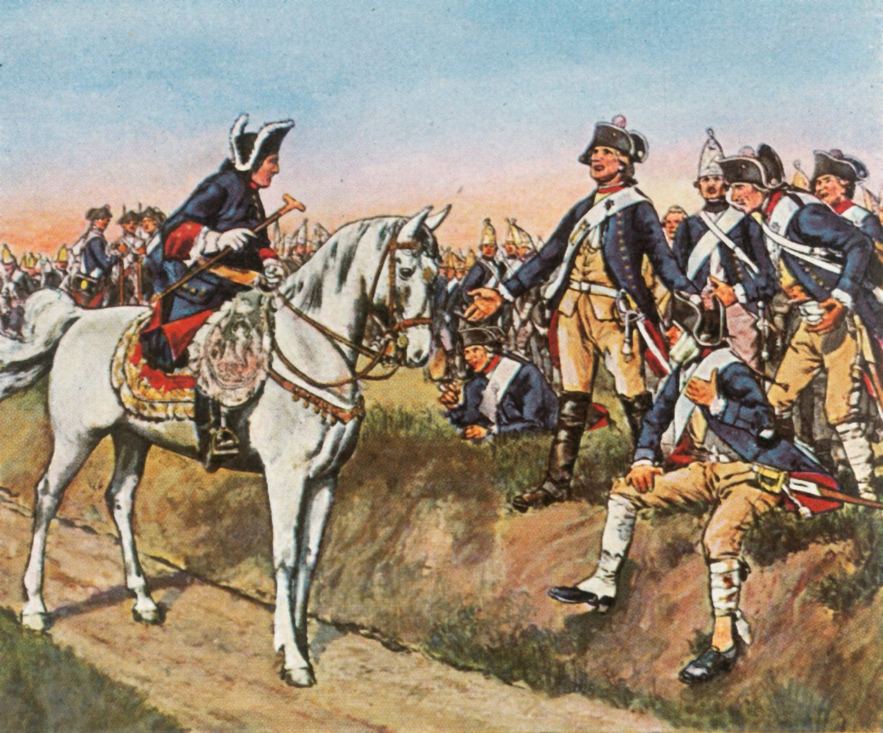 Hochkirch saldırısının ertesi sabahı, 14 Ekim 1758, 1936. by Unbekannt