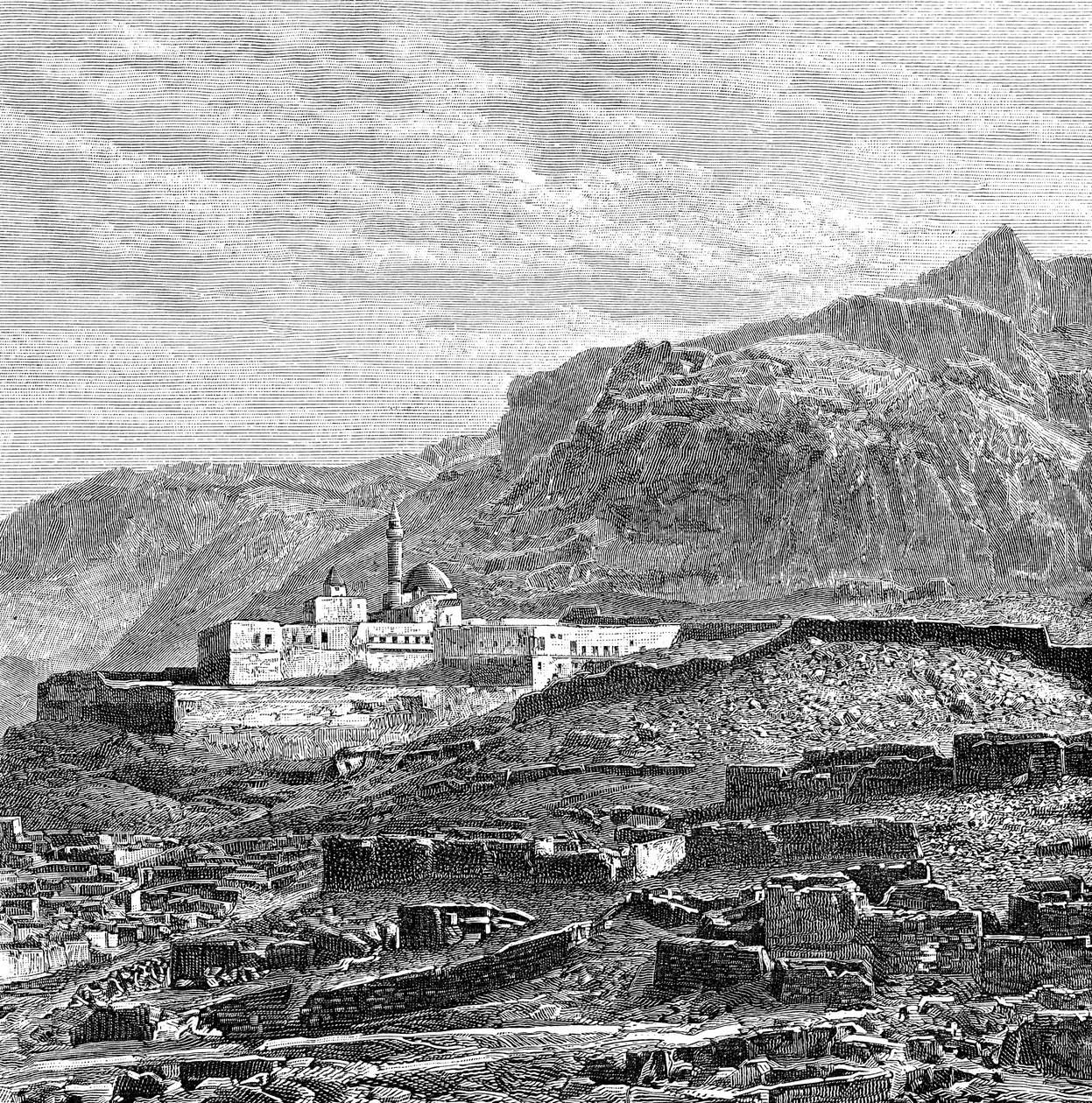 Beyazıt Doğubayazıt camii ve harap mahallesi, Türkiye, 1895 by Unbekannt