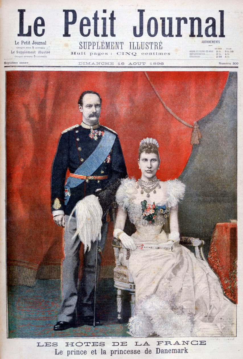 Danimarka prensi ve prensesi, 1896 by Unbekannt