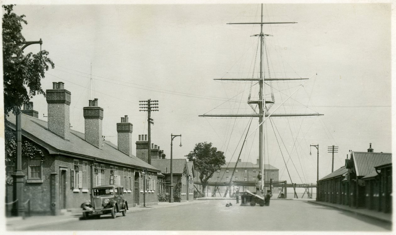 Kıç güvertesi, Kraliyet Donanması eğitim kurumu, Shotley, Suffolk, 1936 by Unbekannt