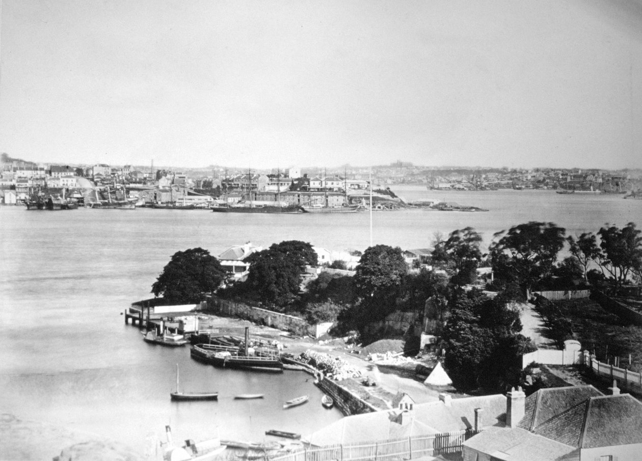 The quay, Sidney, Yeni Güney Galler, Avustralya, 1870-1880 by Unbekannt