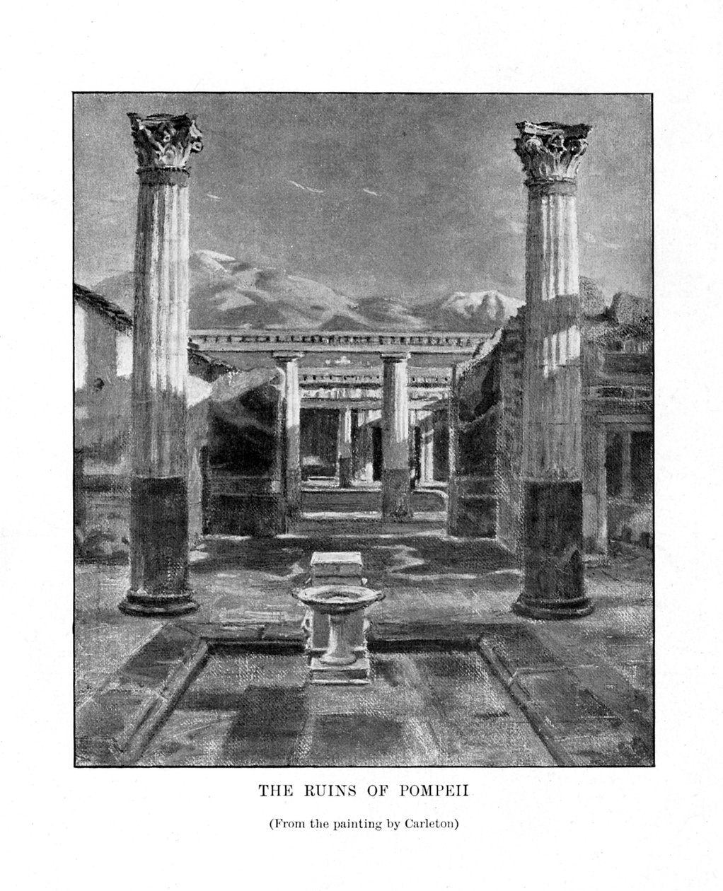 Pompeii, İtalya, 19. yüzyıl kalıntıları by Unbekannt
