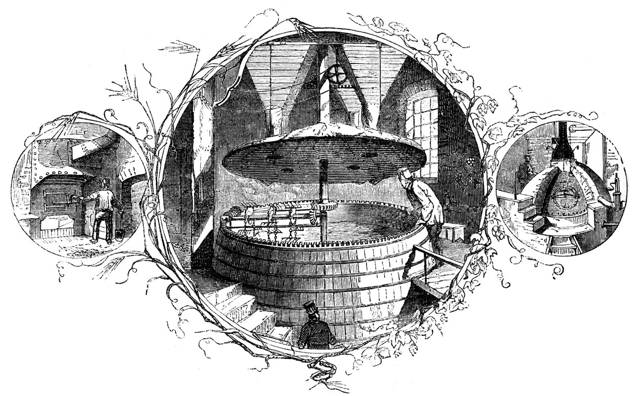 Stoke-deliği, mash tun ve bakır, 1886 by Unbekannt