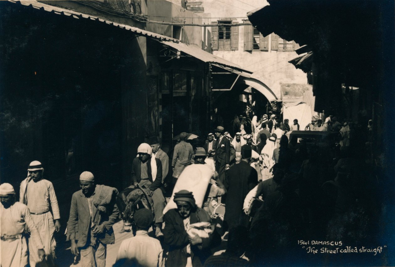 Düz denilen sokak, Şam, Suriye, 1936 by Unbekannt