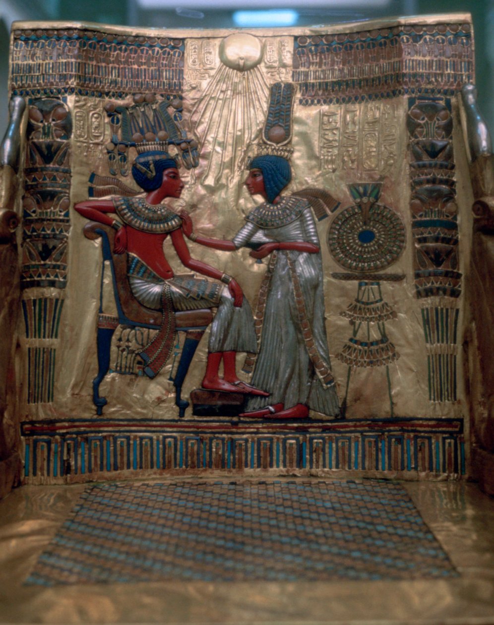 Tutankhamun tahtı, detay, Mısır, 18. Hanedan by Unbekannt
