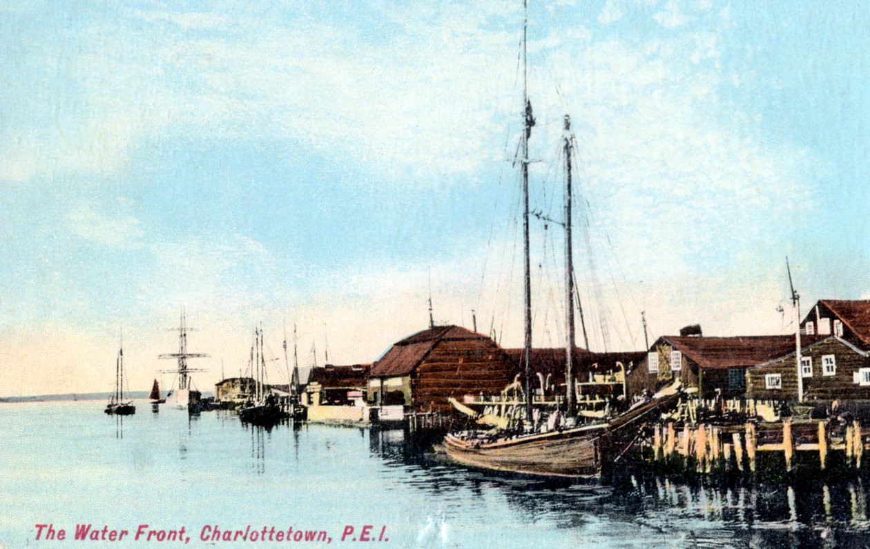 Rıhtım, Charlottetown, Prince Edward Adası, Kanada, c1900s by Unbekannt