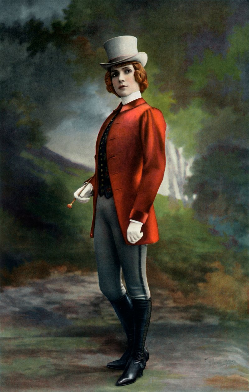 Çeşit Tiyatrosu. Yarasa - Prens Orlofsky. - Bayan Eve Lavalliere, 1904. by Unbekannt