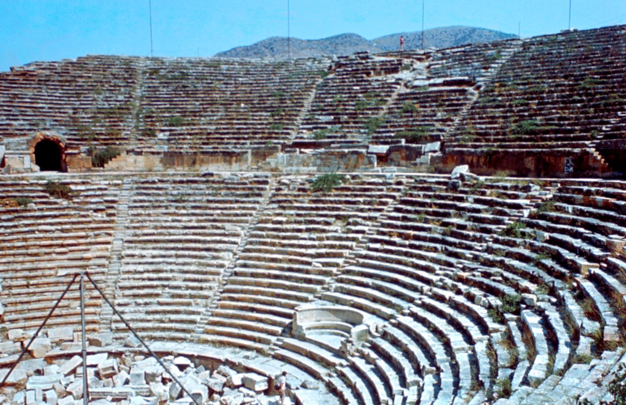 Tiyatro, Hierapolis, Pamukkale, Türkiye, 190BC by Unbekannt