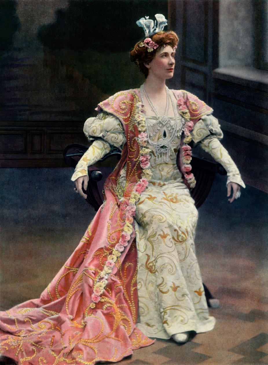 Tiyatro Ulusal De Opera-Comique. - Kraliçe Fiamette. Bayan Garden, Orlando rolü, 1904. by Unbekannt