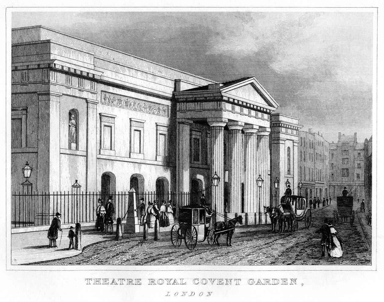 Theatre Royal Covent Garden, Westminster, Londra, 19. yüzyıl by Unbekannt