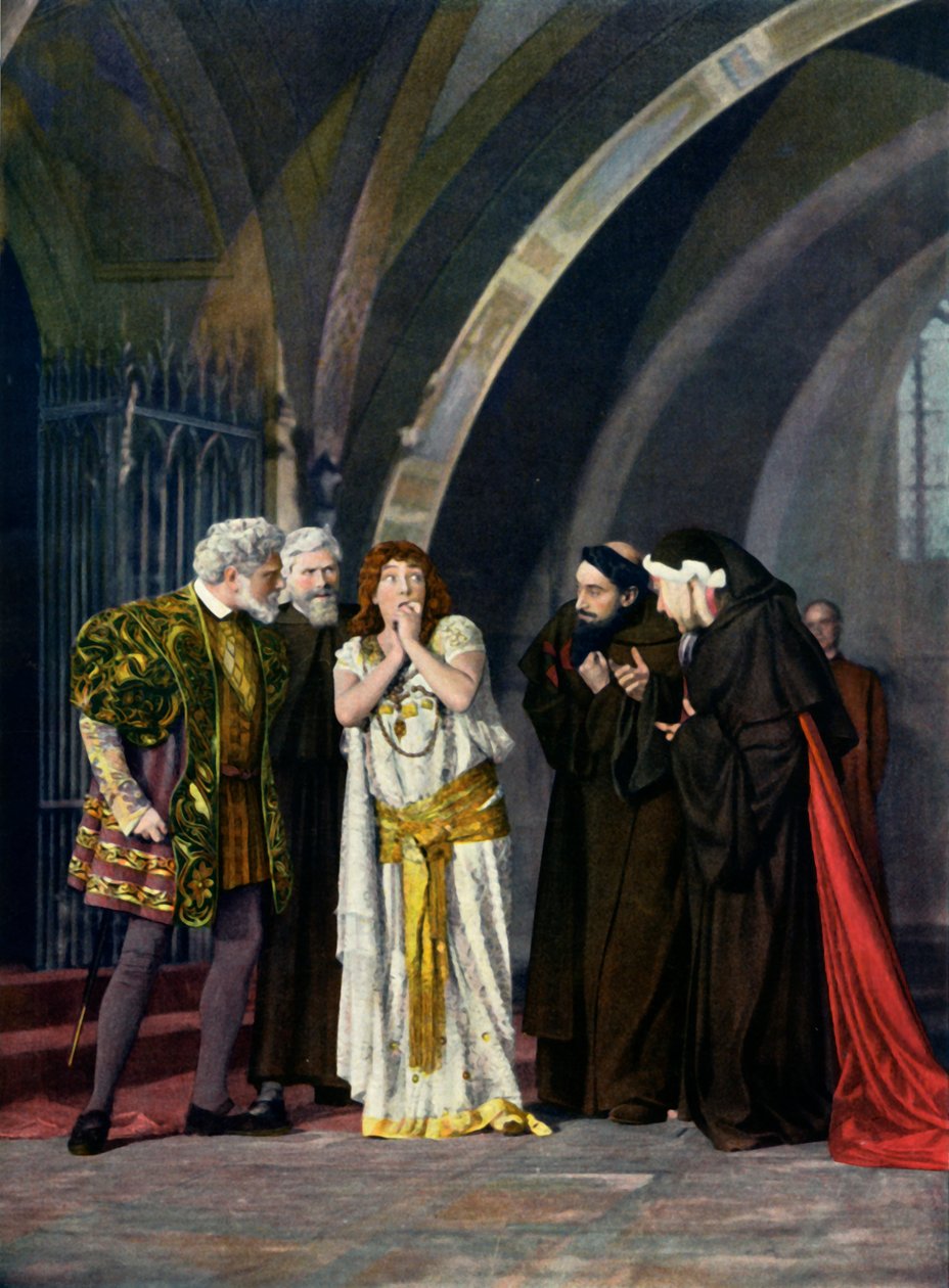 Tiyatro Sarah-Bernhardt. - La Sorciere. Acte IV, Büyücü, Act IV 1904. by Unbekannt