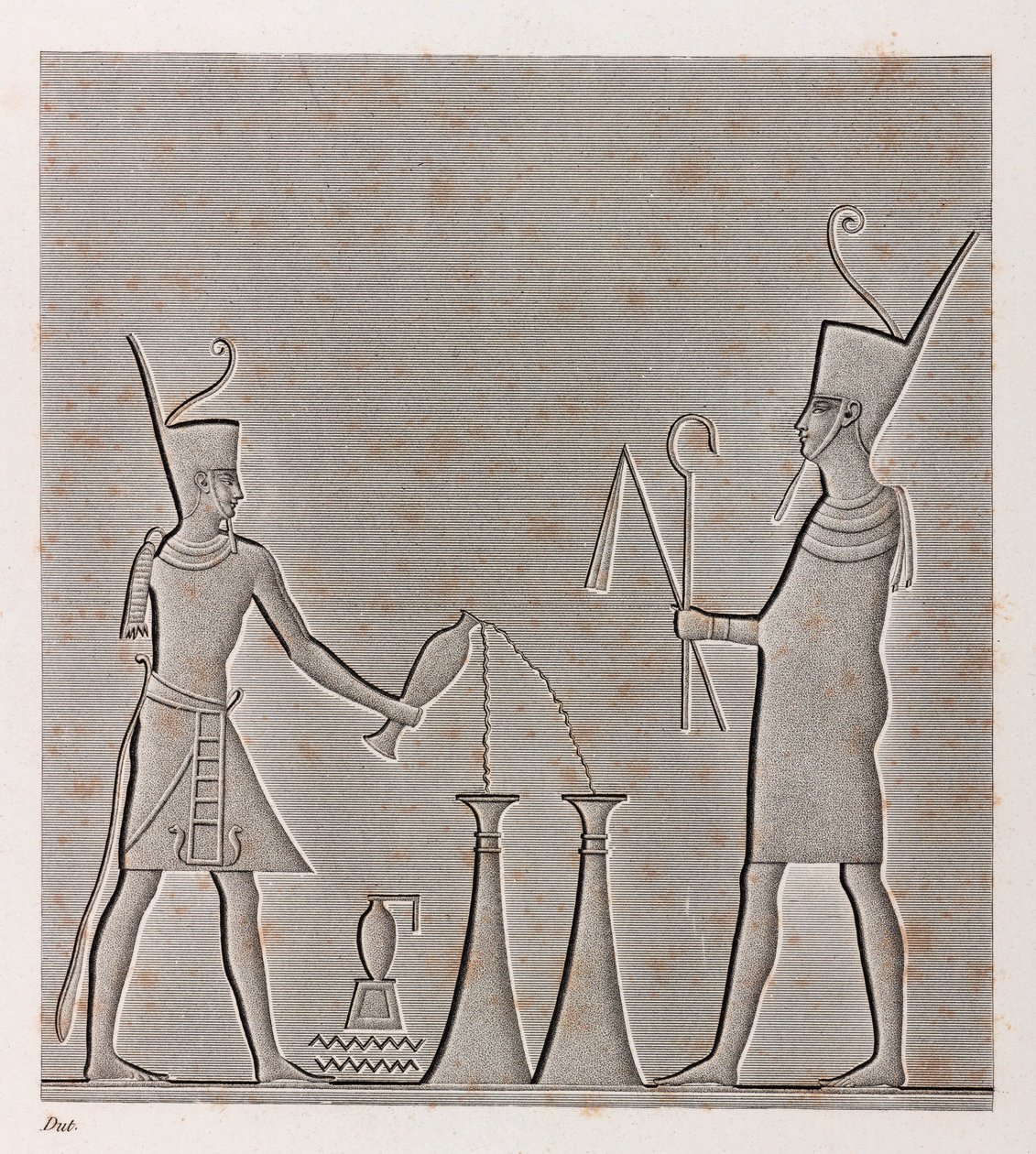 Thebes, Karnak, yakın çekim by Unbekannt