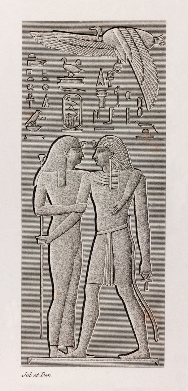 Teb, Karnak yakın çekim by Unbekannt