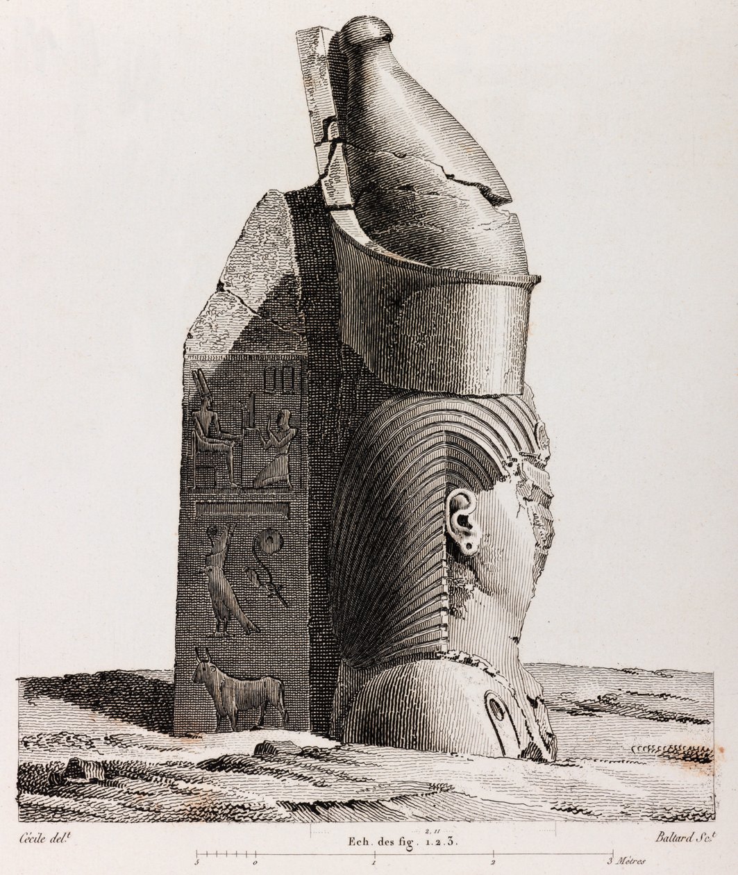 Thebes, Louqsor, Yakın Çekim by Unbekannt