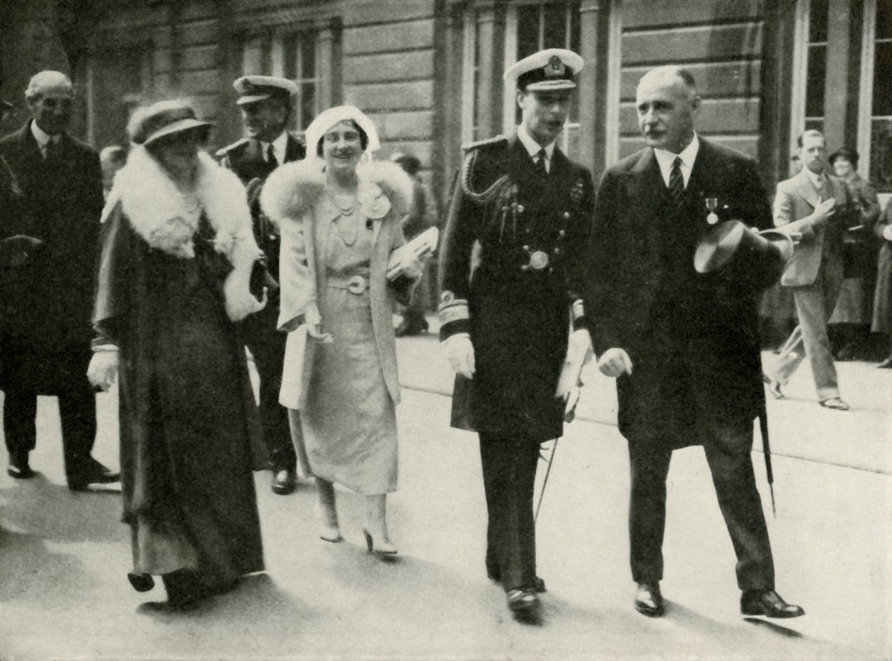 Kral George V 1935, 1937 Jübile Kutlamaları Sırasında Edinburgh